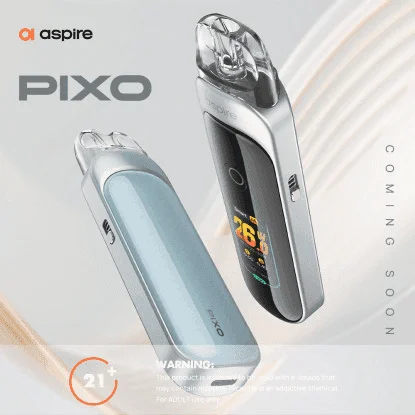 ASPIRE PIXO 霧克斯螢幕觸控電子煙主機空倉煙彈官網30W
